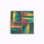 Square Magnets Striped Hand..