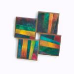 Square Magnets Striped Hand..