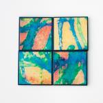Coasters Colorful Abstract ..