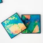 Coasters Colorful Abstract ..