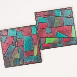 Coasters Handmade Mosaic Paper
